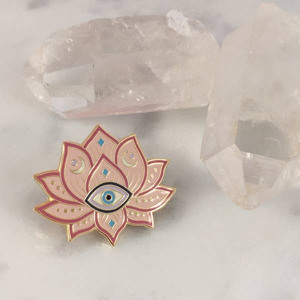 Mystical Lotus,Enamel Pin
