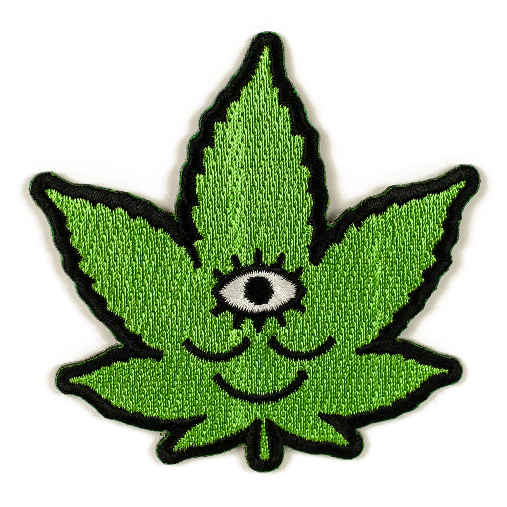 Patch - Tokeface Cannabis Leaf