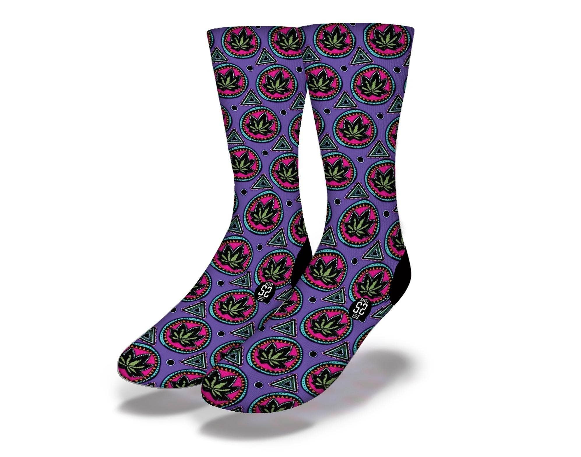 Psychadelic Weed Socks