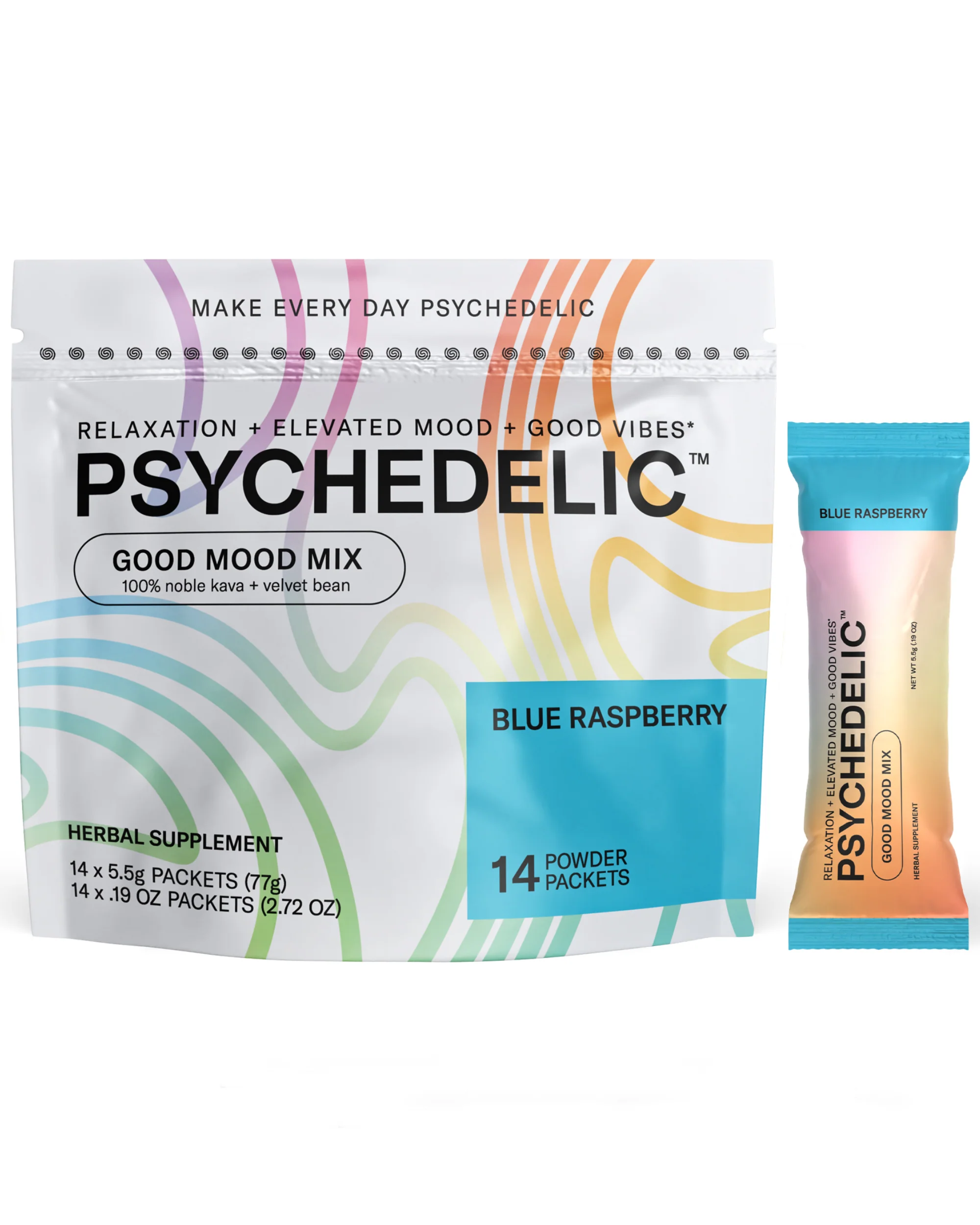 Psychedelic Water - Good Mood Mix - Blue Raspberry