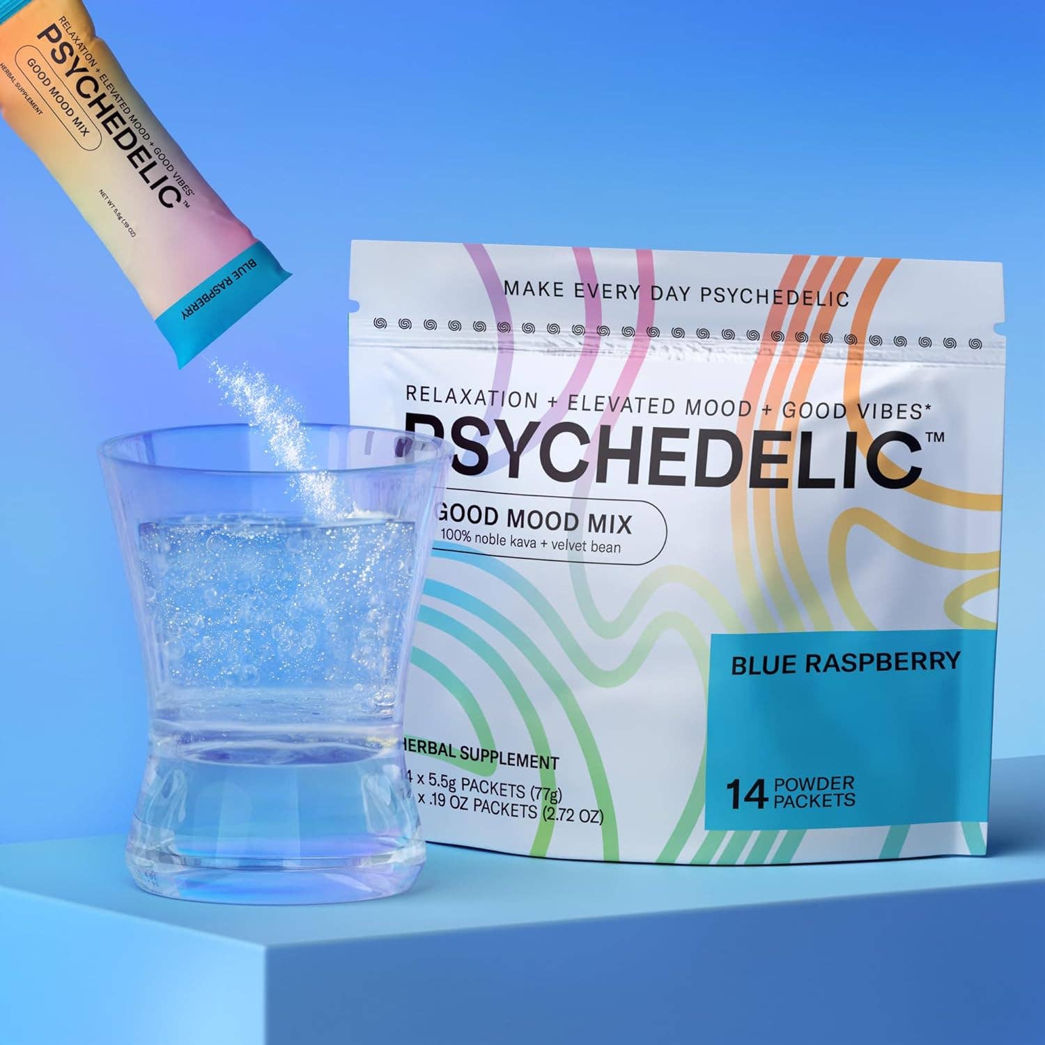 Psychedelic Water - Good Mood Mix - Blue Raspberry - Image 2