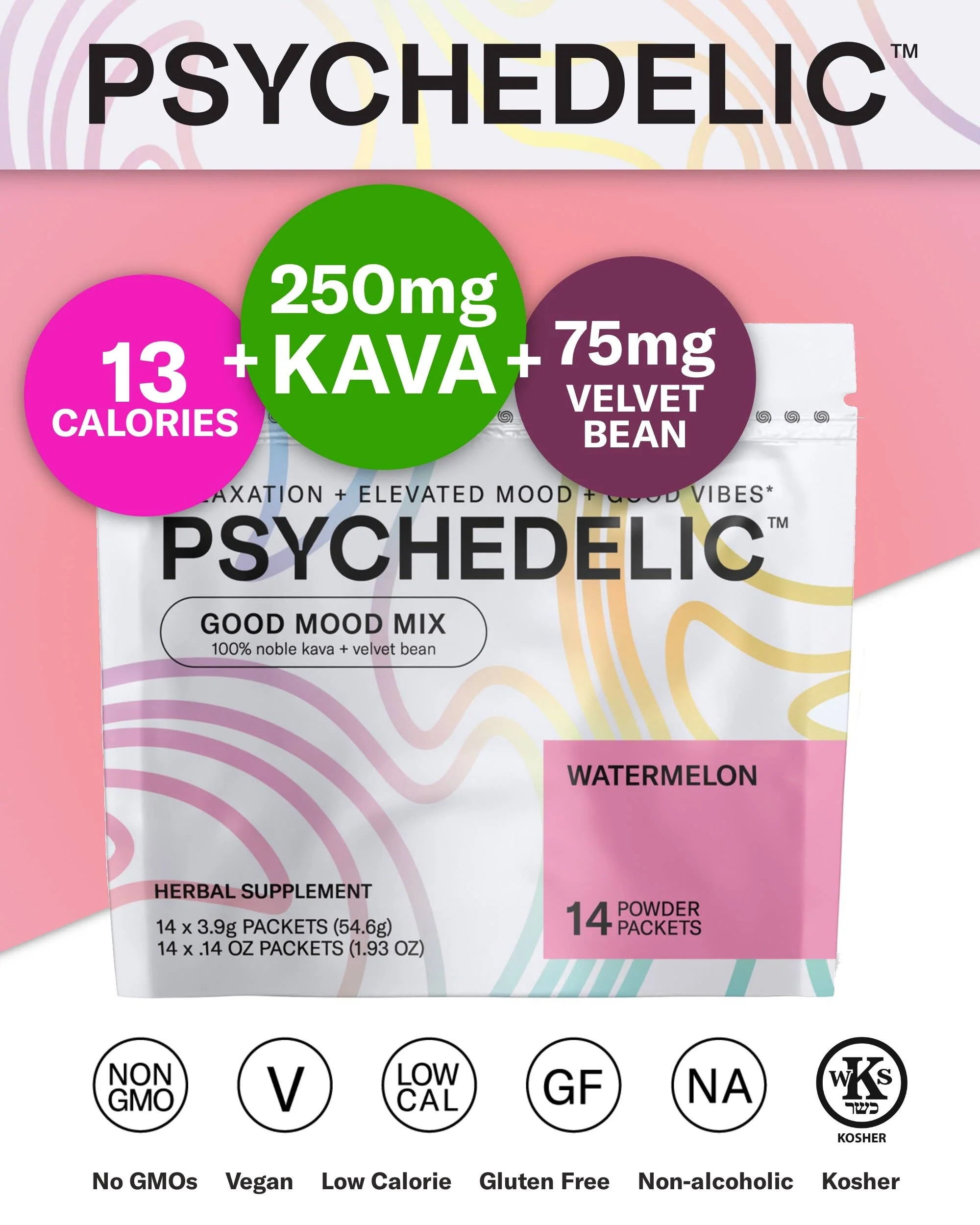 Psychedelic Water - Good Mood Mix - Watermelon - Image 3