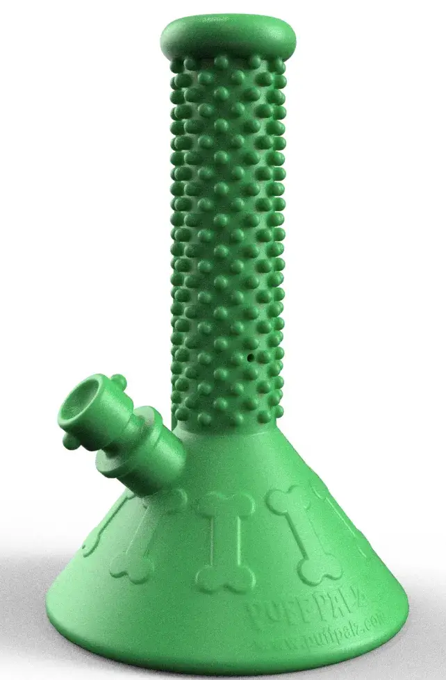 Puff Palz Pet Toys - The Beaker Buddy - Yellow