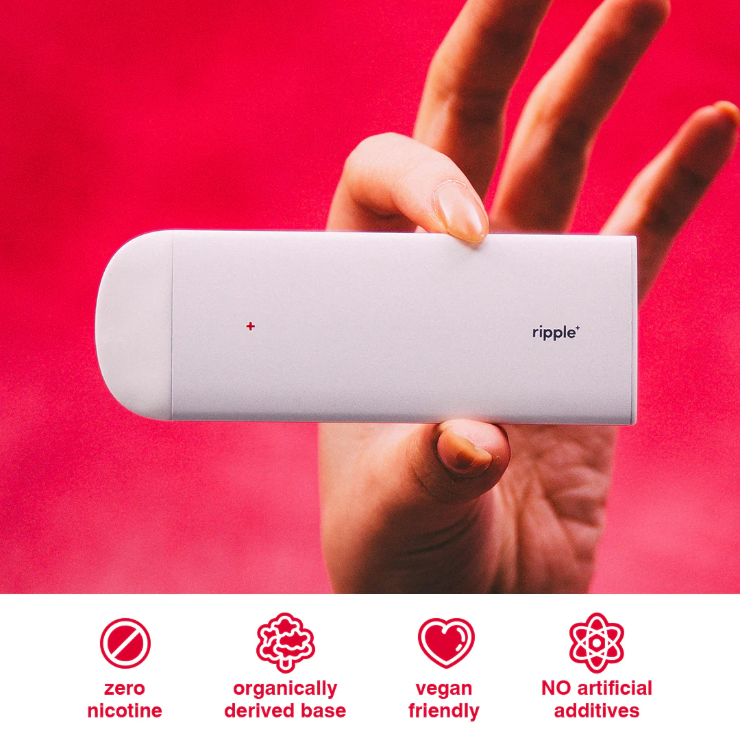 Ripple+ Boost - Pomegranate Zero Nicotine Diffuser- 1,000 Puffs: 40g - Image 4