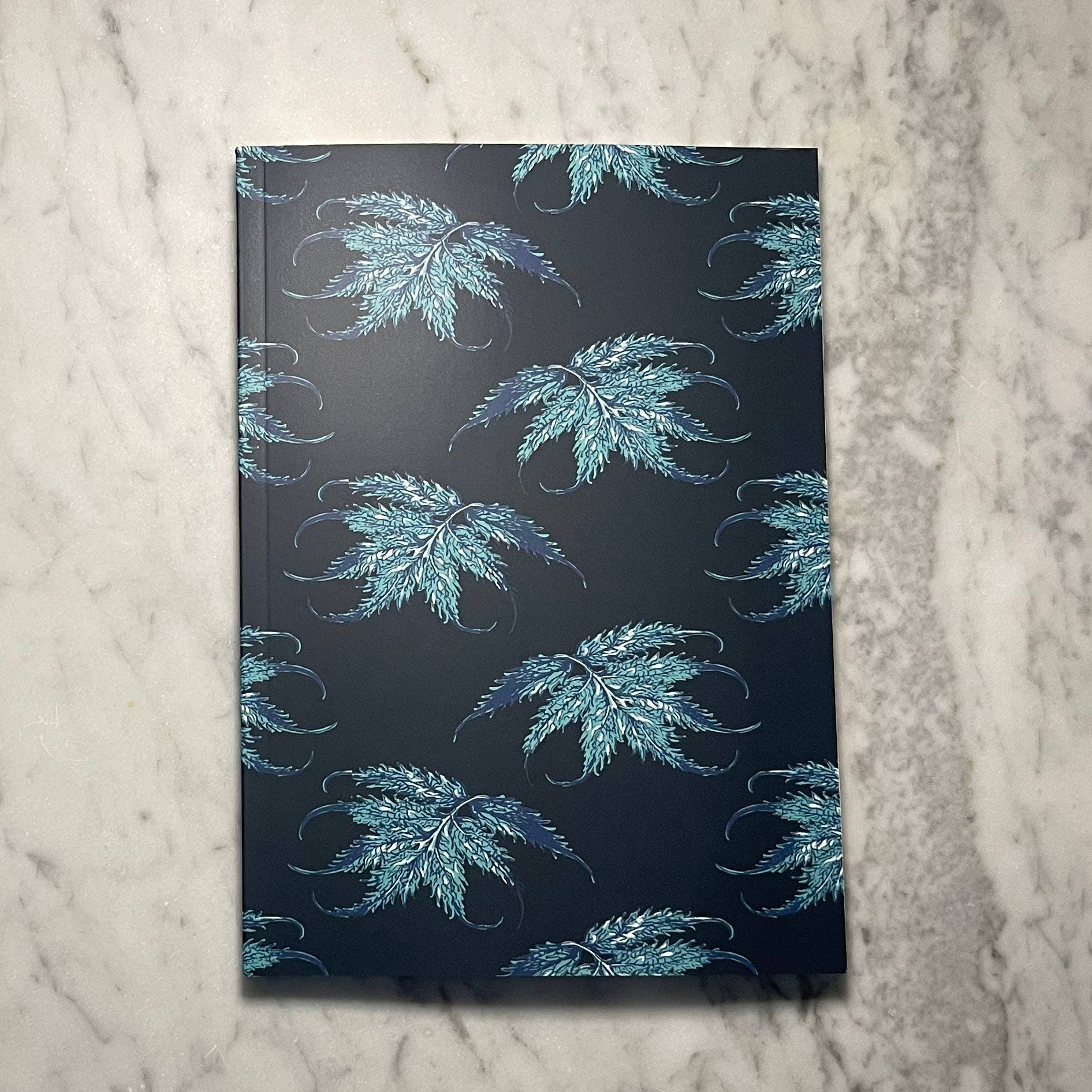 Set And Setting Stationery - Cannabis / CBD Journal 100pg Log: (Midnight and Teal) - Image 2