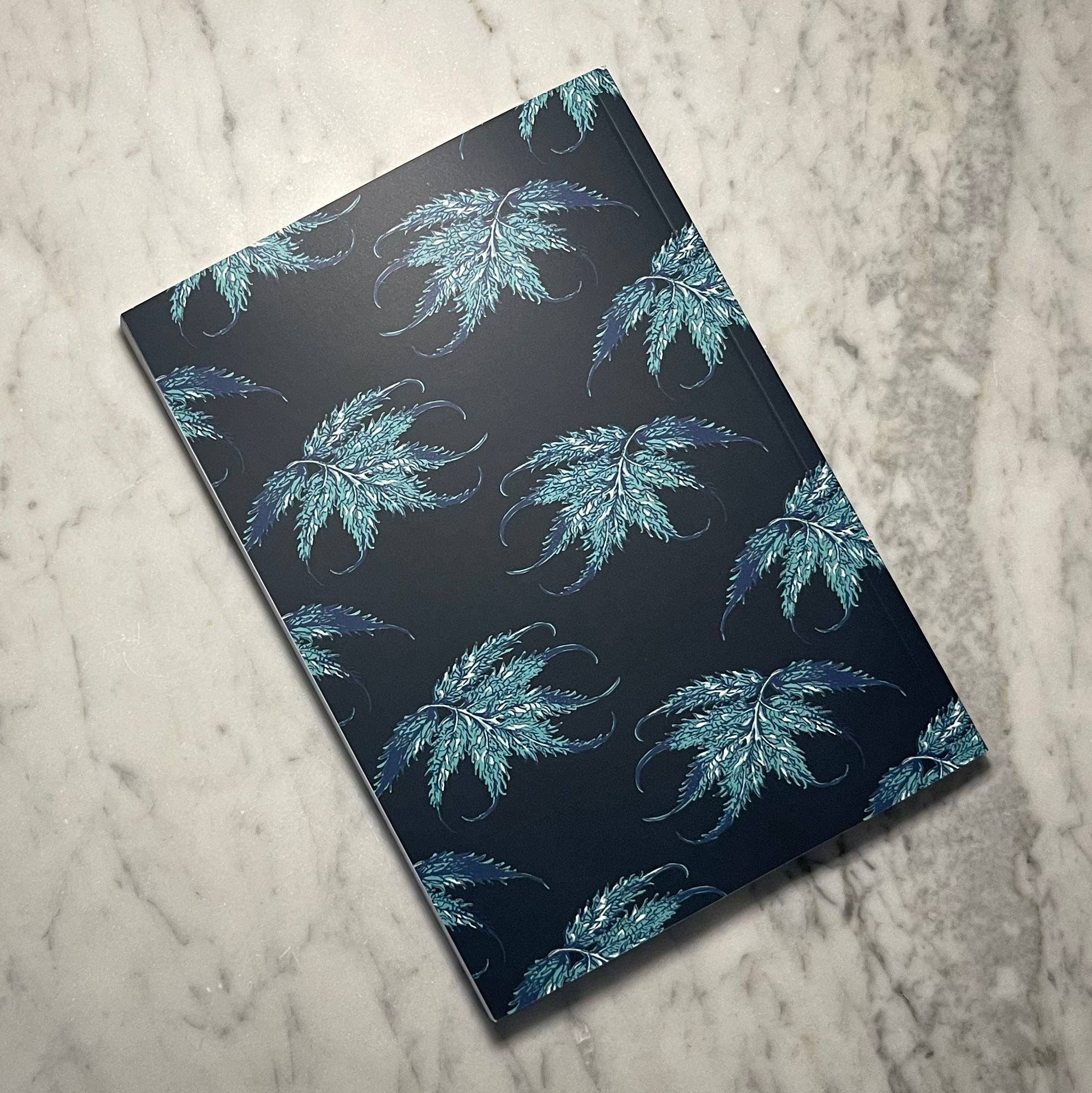 Set And Setting Stationery - Cannabis / CBD Journal 100pg Log: (Midnight and Teal) - Image 3