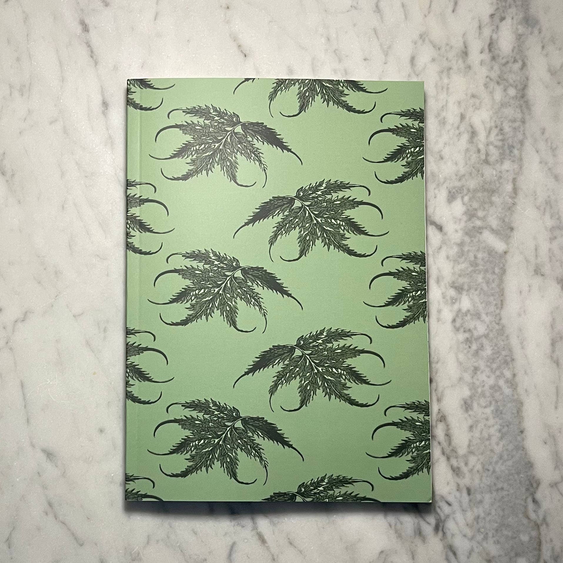 Set And Setting Stationery - Cannabis / CBD Journal 100pg Log: (Sage and Green) - Image 2