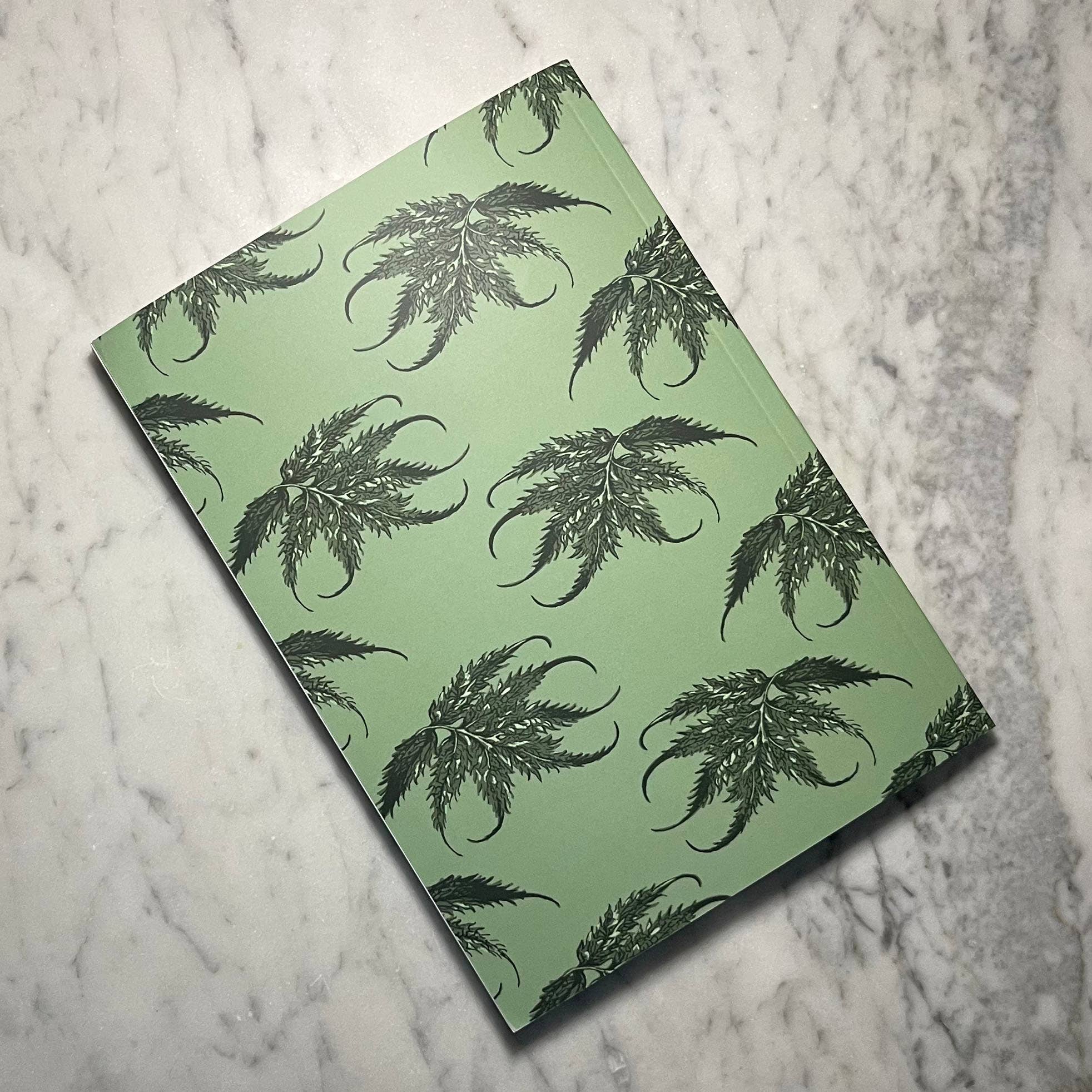 Set And Setting Stationery - Cannabis / CBD Journal 100pg Log: (Sage and Green) - Image 3
