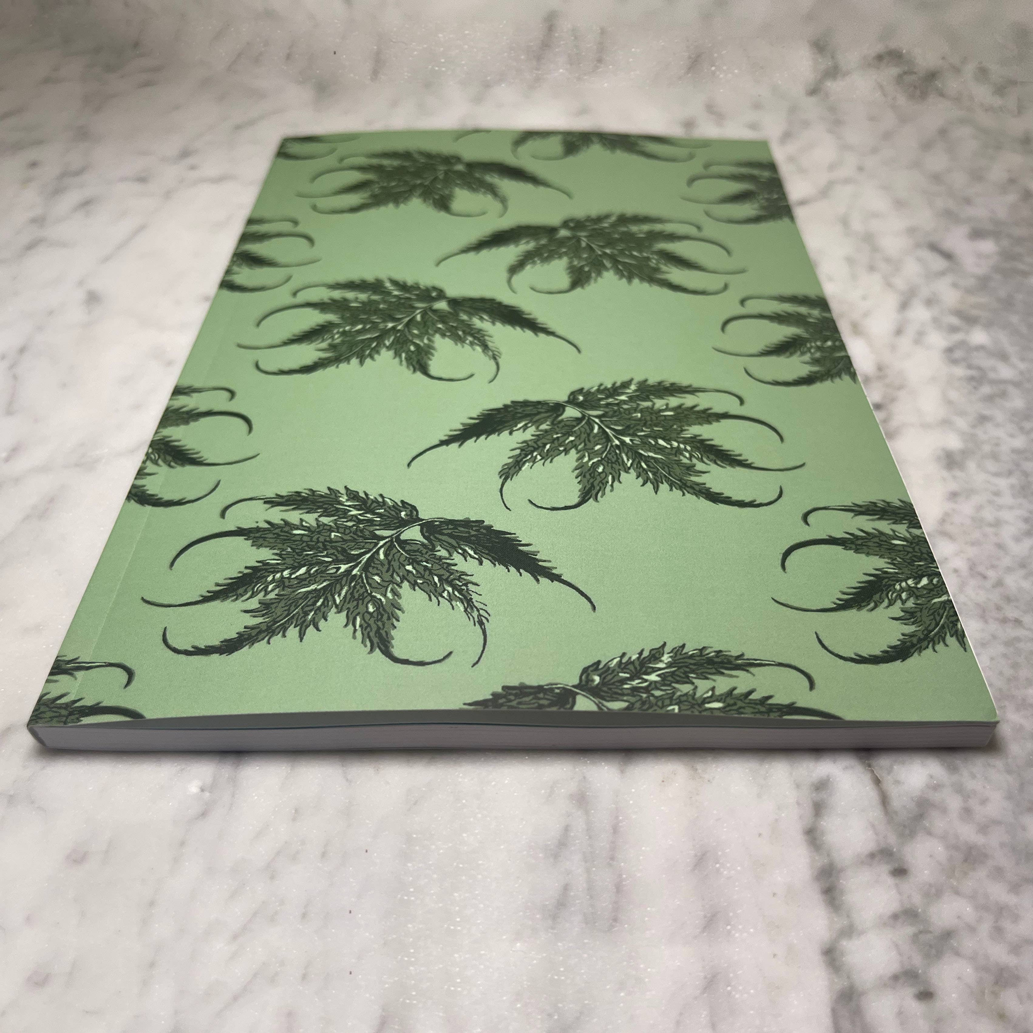 Set And Setting Stationery - Cannabis / CBD Journal 100pg Log: (Sage and Green) - Image 4