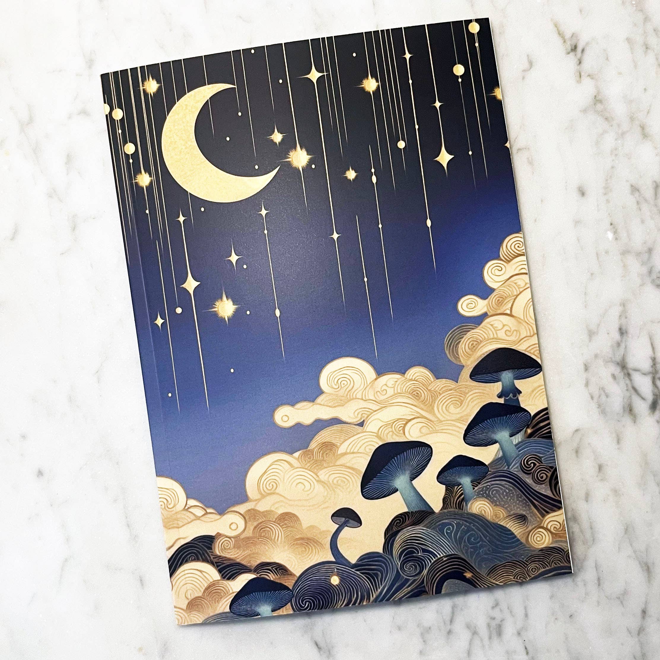 Set And Setting Stationery - Micro-dosing Bloom Journal: Midnight Moon Shrooms - Image 2
