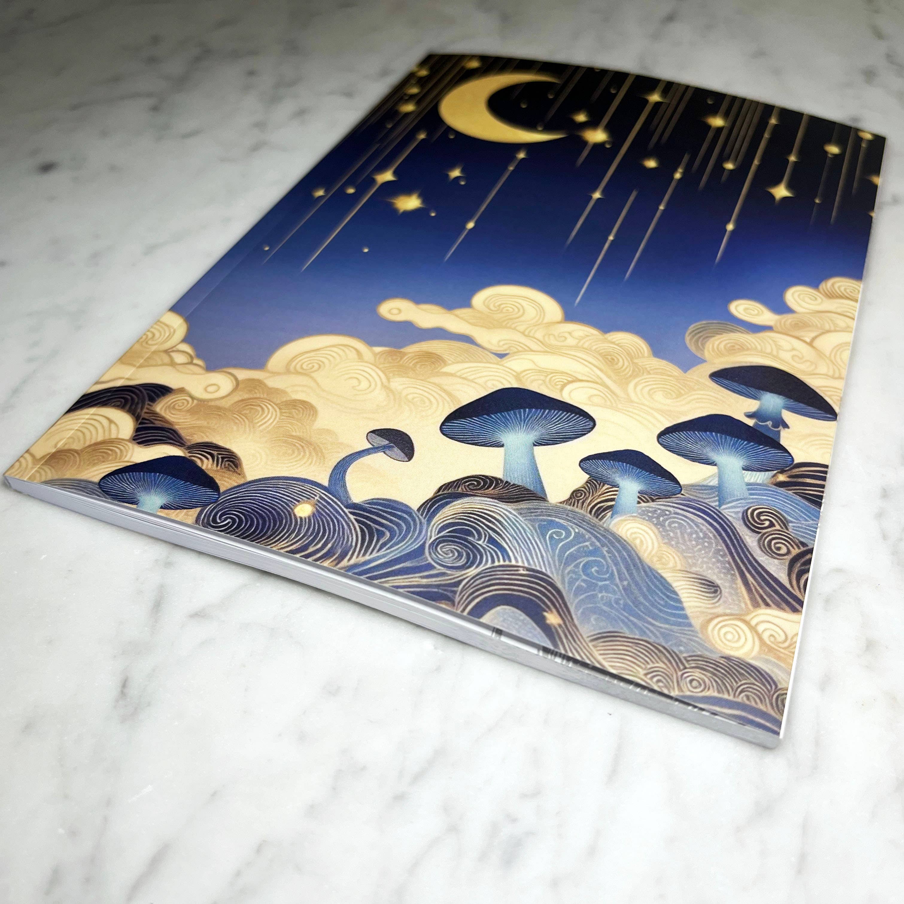 Set And Setting Stationery - Micro-dosing Bloom Journal: Midnight Moon Shrooms - Image 3