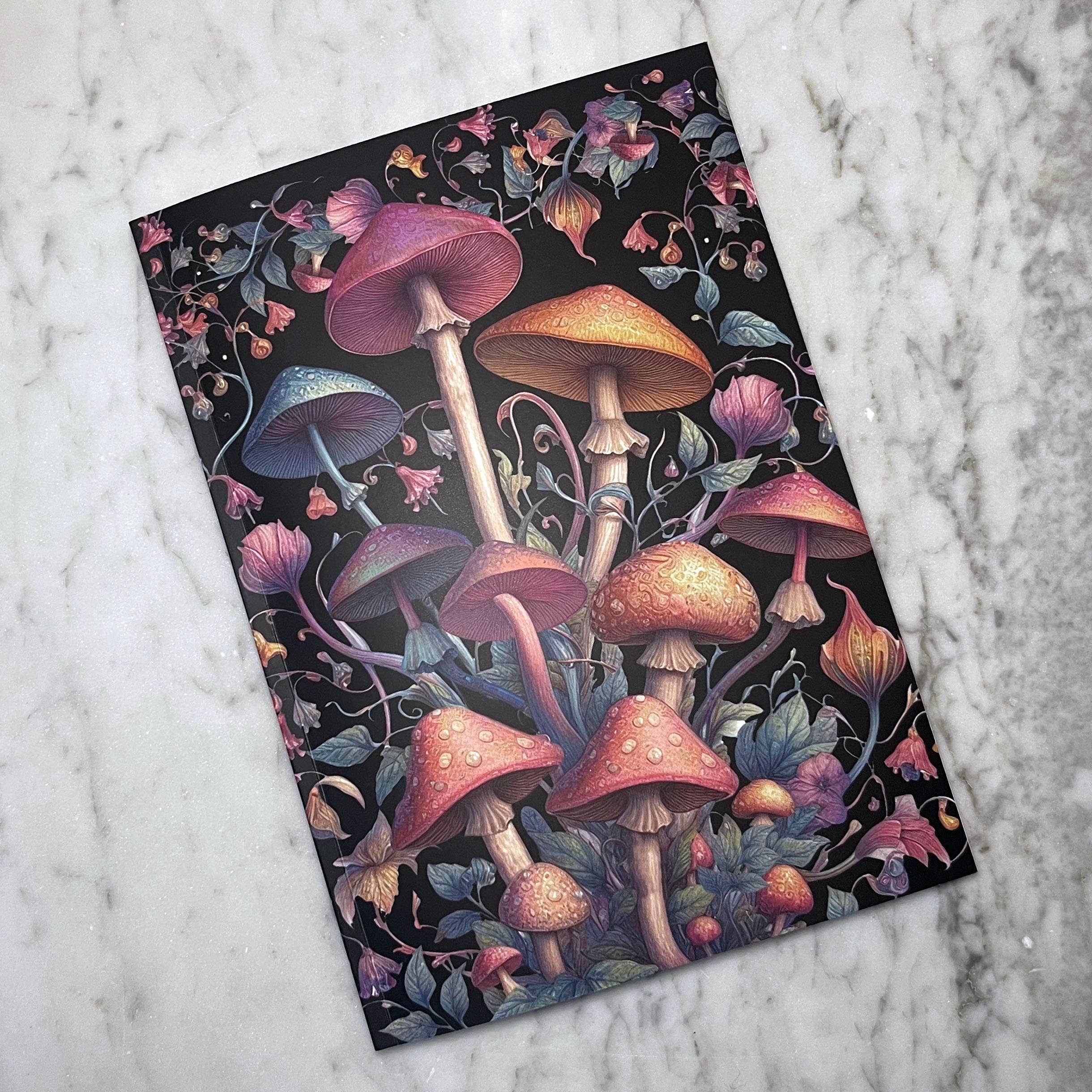 Set And Setting Stationery - Micro-dosing Bloom Journal: Night Garden Shrooms - Image 4