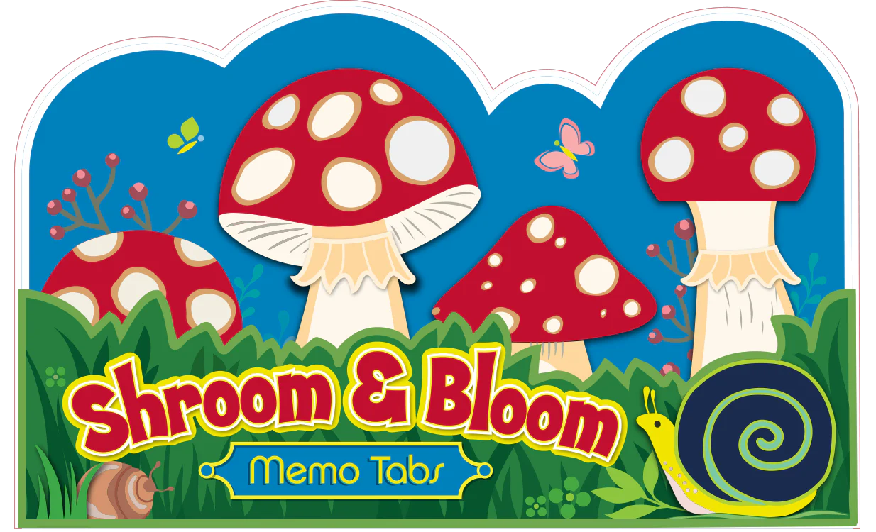 Shroom & Bloom Memo Tabs