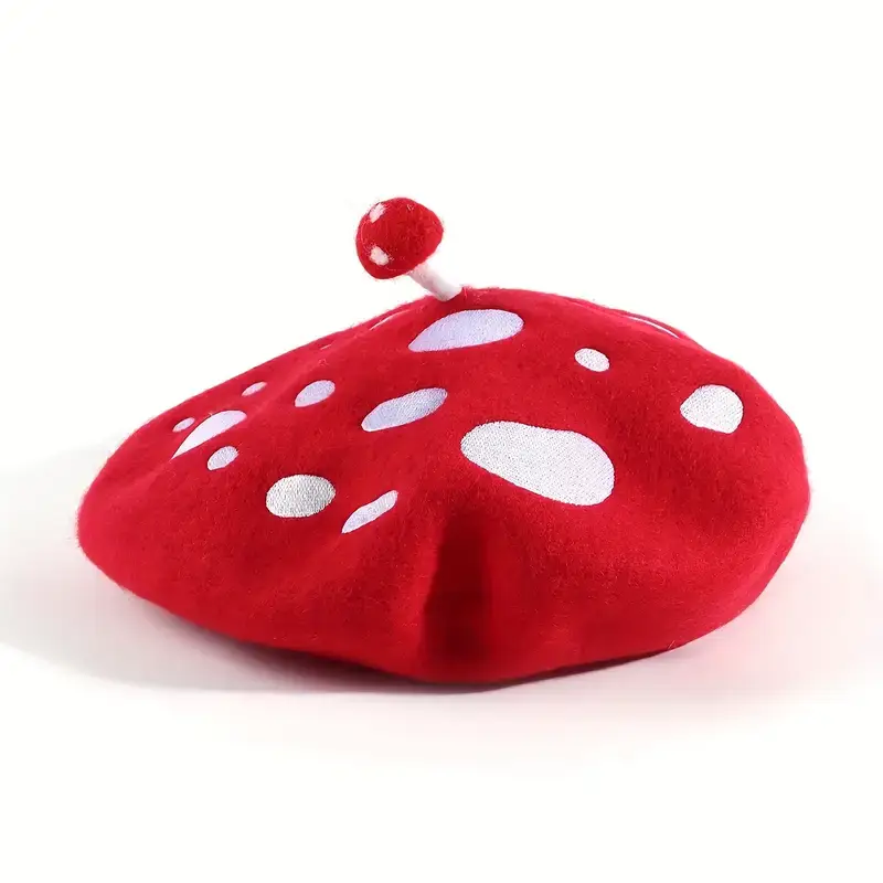 Shroomworks - Mushroom Beret/ Hat: Red - Image 2