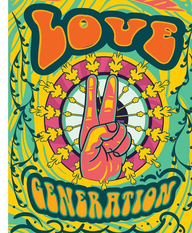 On the Wall Posters: Psychedelic by Adams Media - Image 2