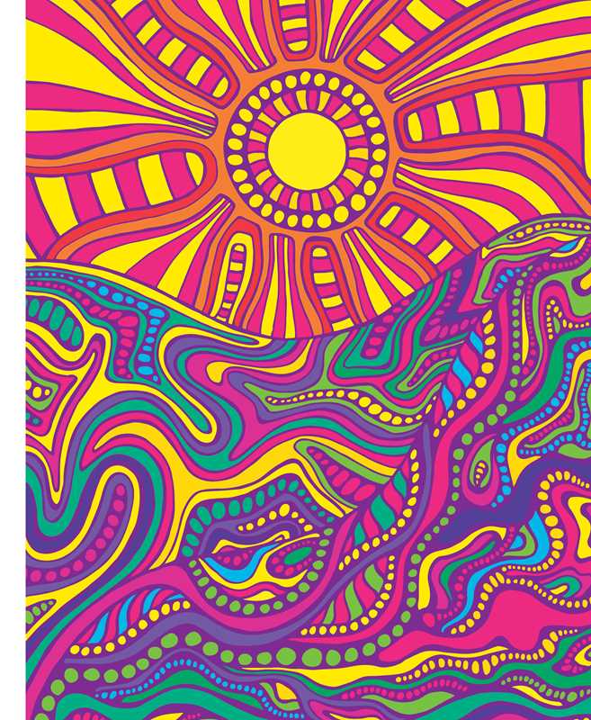 On the Wall Posters: Psychedelic by Adams Media - Image 4