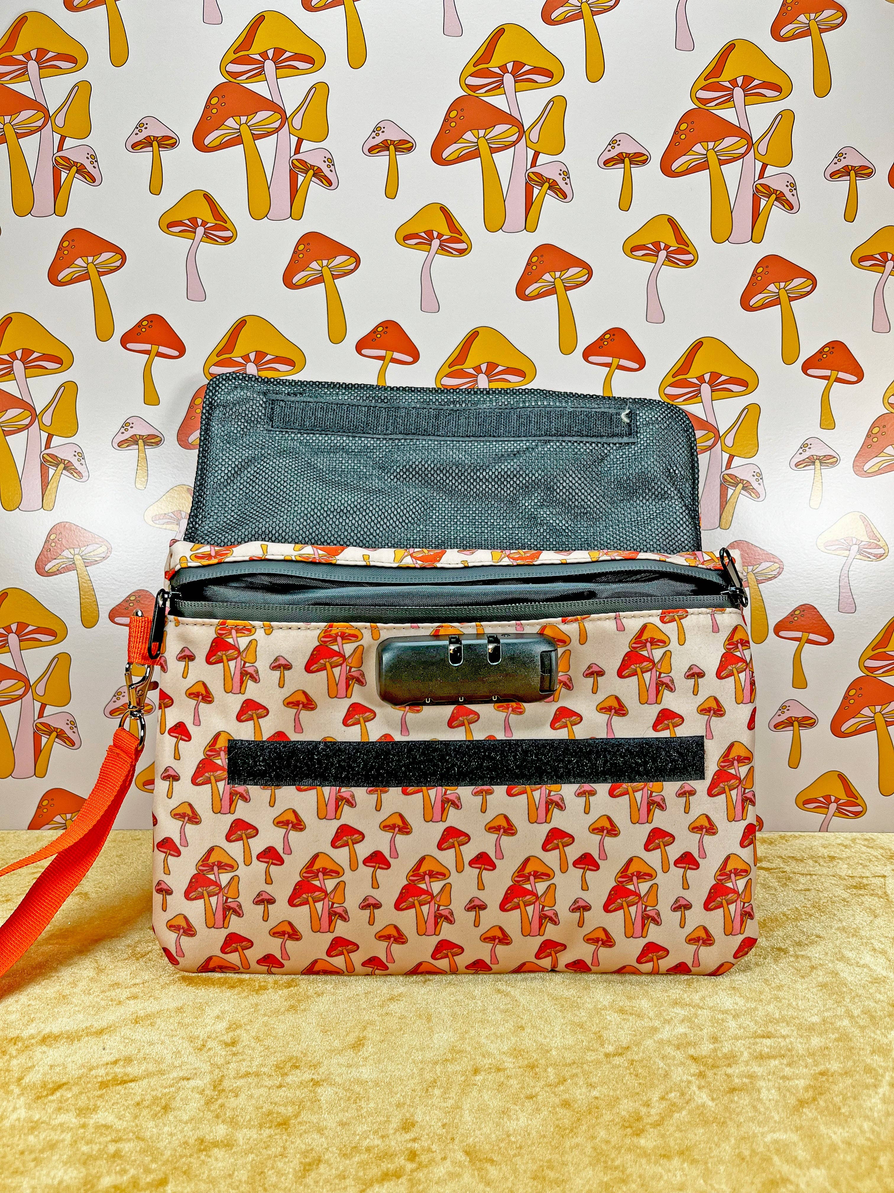 Smell Proof Bag with Lock- Mushroom - Image 2