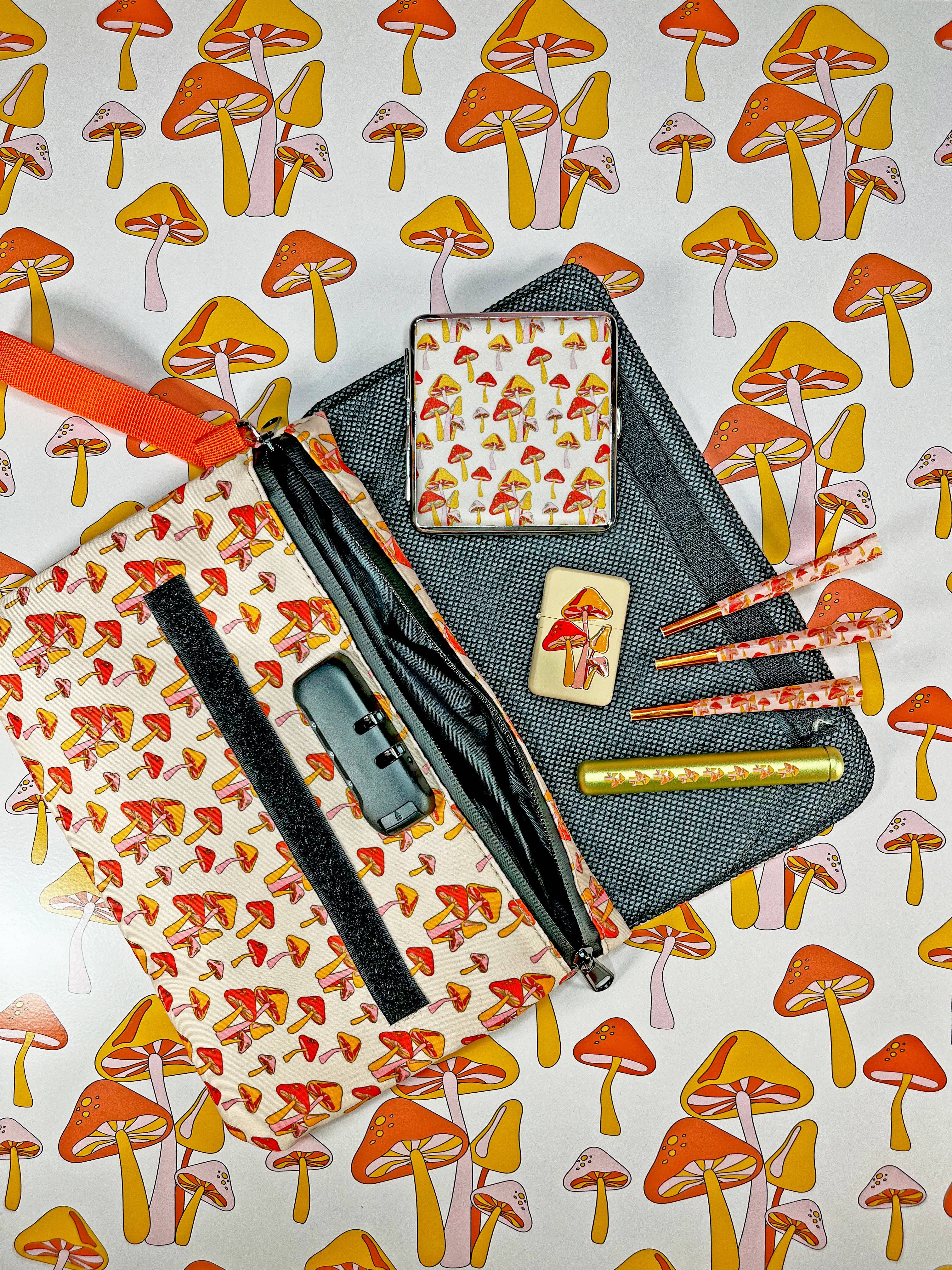 Smell Proof Bag with Lock- Mushroom - Image 4