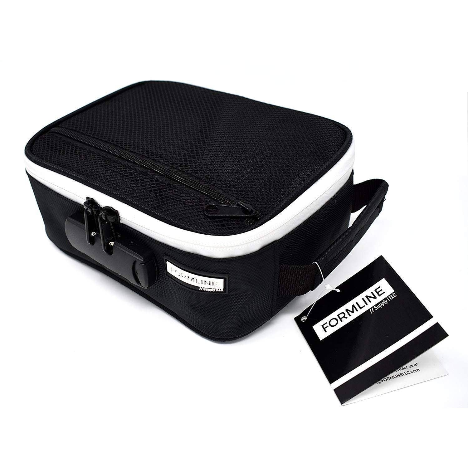 Smell Proof Case / Bag with Combination Lock (8 x 6 x 3 Inches)
