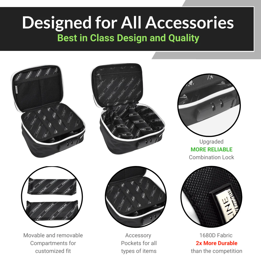Smell Proof Case / Bag with Combination Lock (8 x 6 x 3 Inches) - Image 5