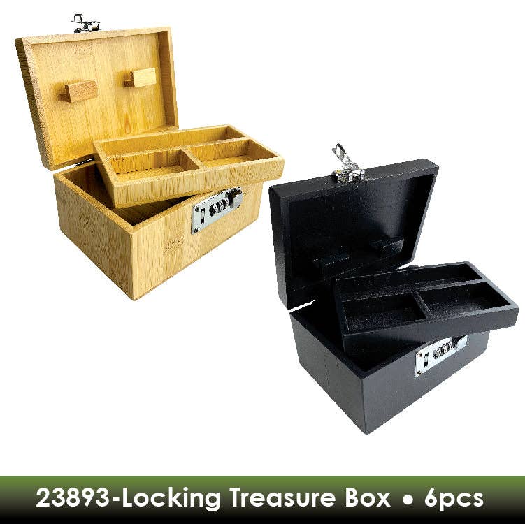 SMOKEZILLA LOCKING WOOD TREASURE BOX - Image 6