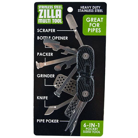 SMOKEZILLA STAINLESS STEEL POCKET MULTI TOOL