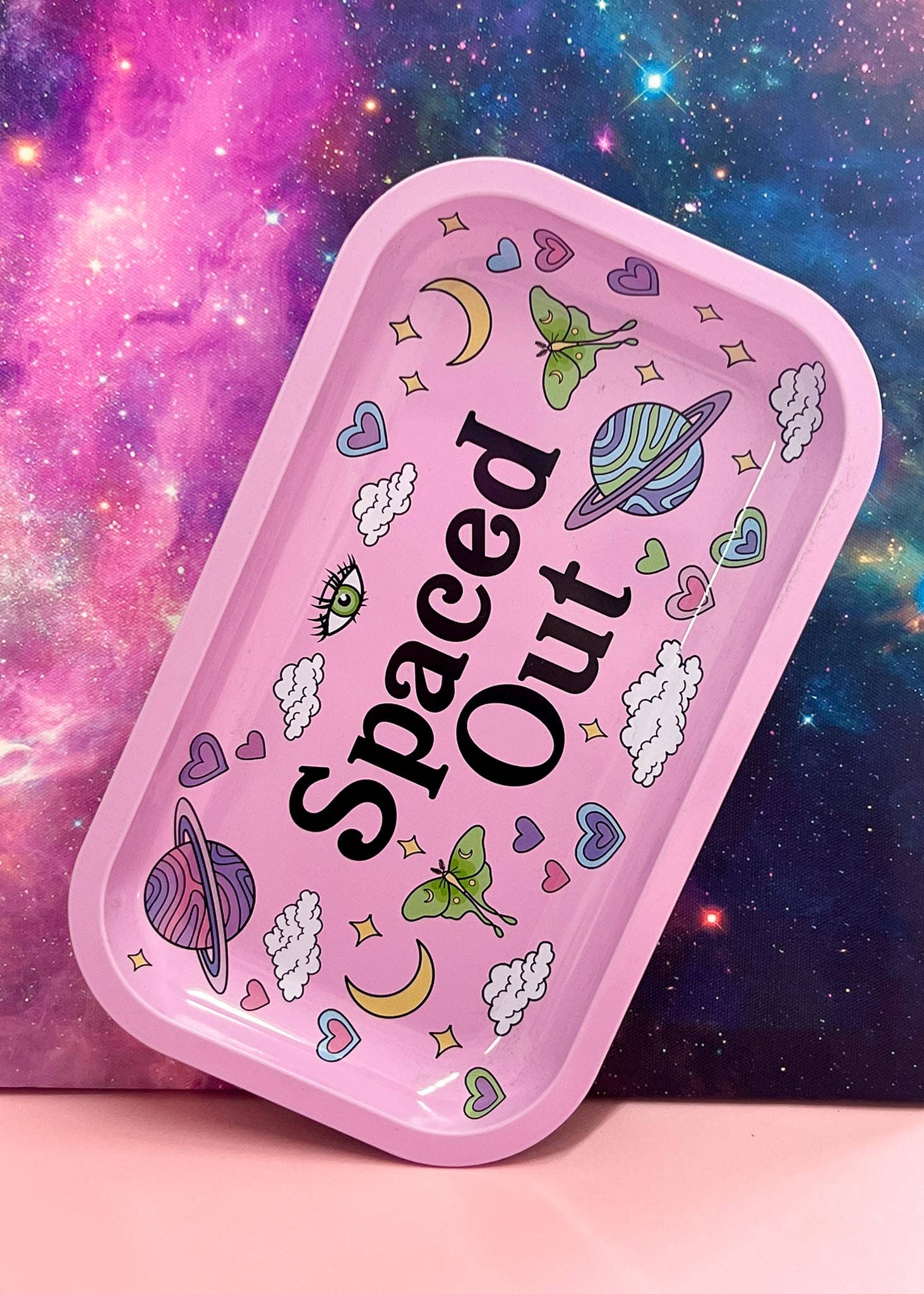 SPACED OUT ROLLING TRAY (Cabin 7 x Cannastyle)