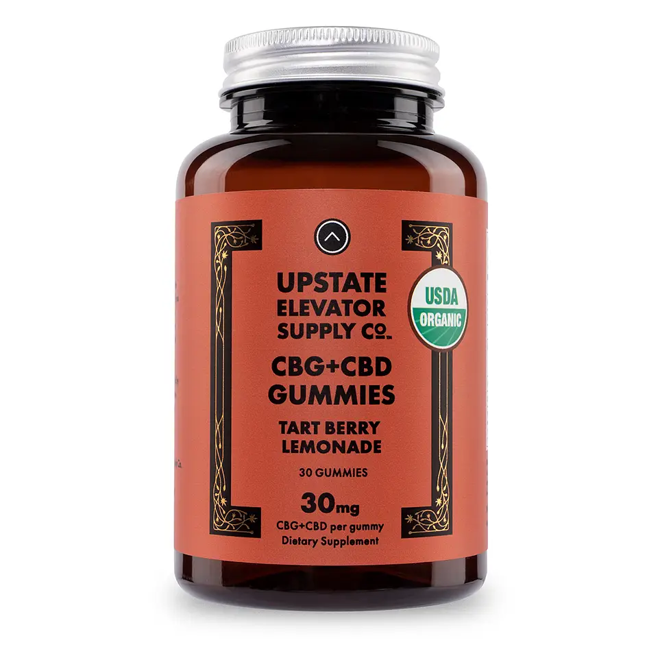 Upstate Elevator Supply Co. - Tart Berry Lemonade CBG + CBD Gummies 30mg - 30 ct