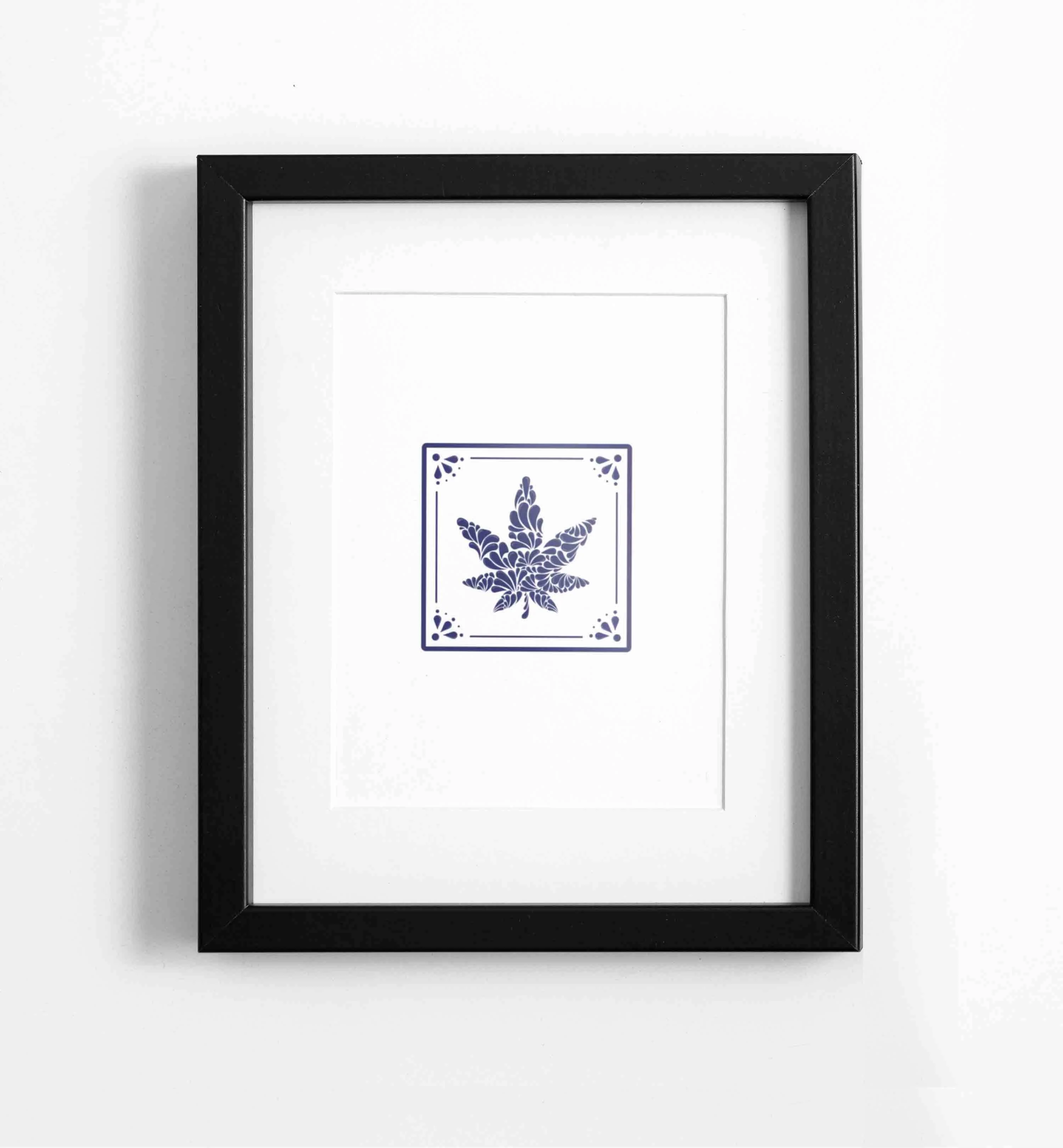 Teja - A Talavera inspired cannabis art print