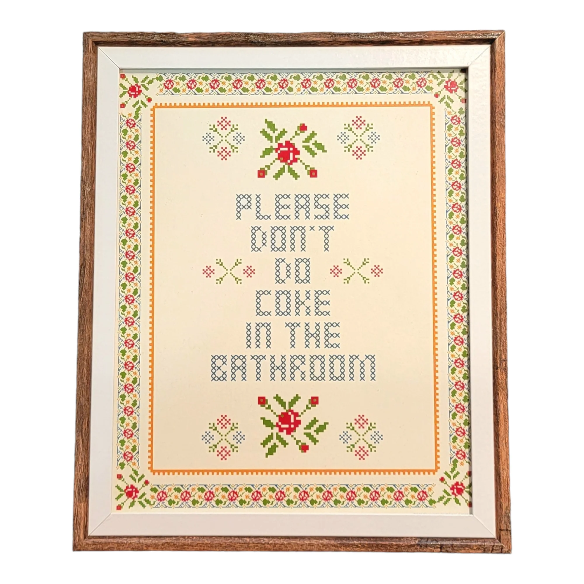 Thanks You're Welcome - Please Don't do Coke in the Bathrooom (Frame not included) - 8x10 Print - Image 5