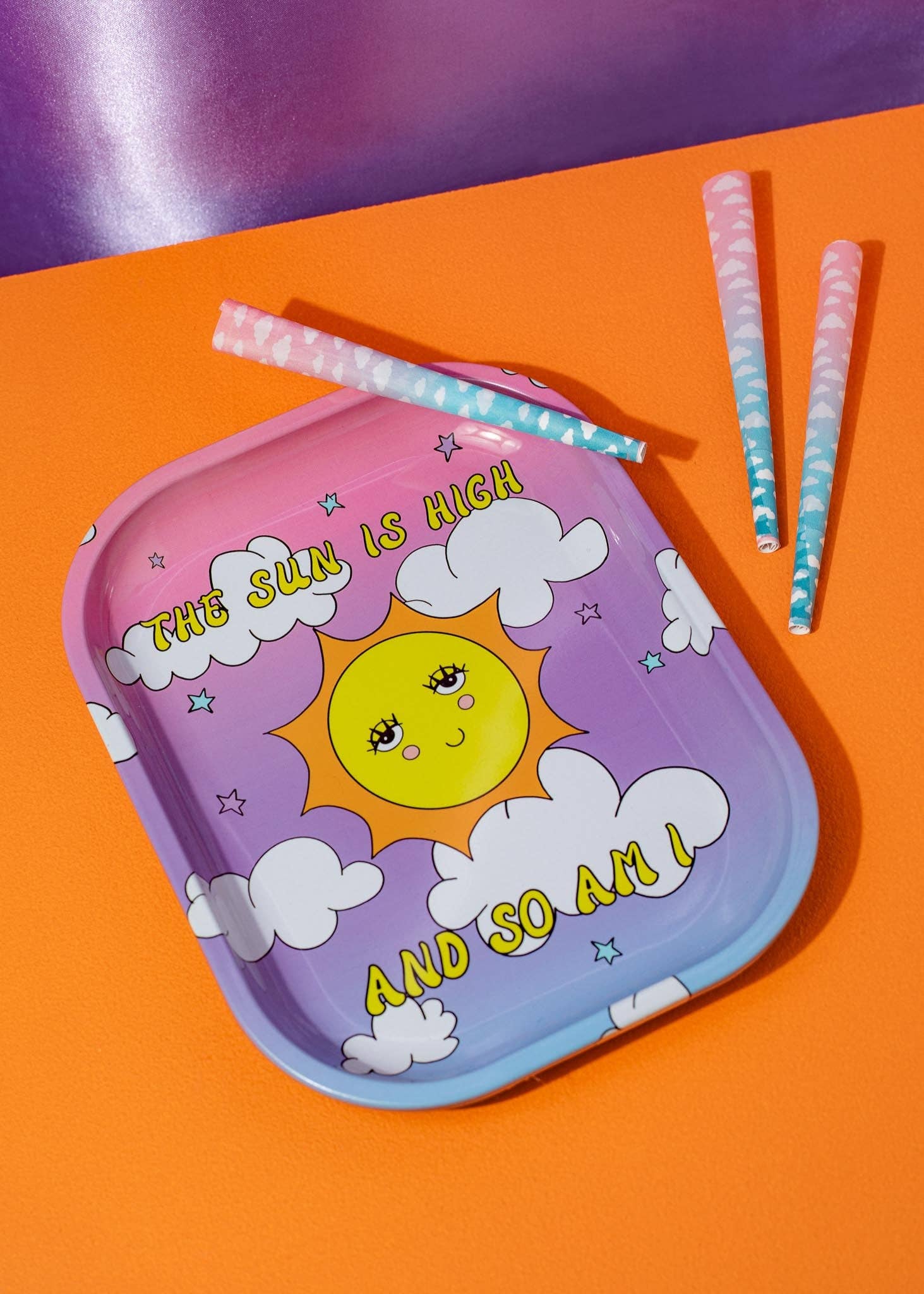 "THE SUN IS HIGH" ROLLING TRAY