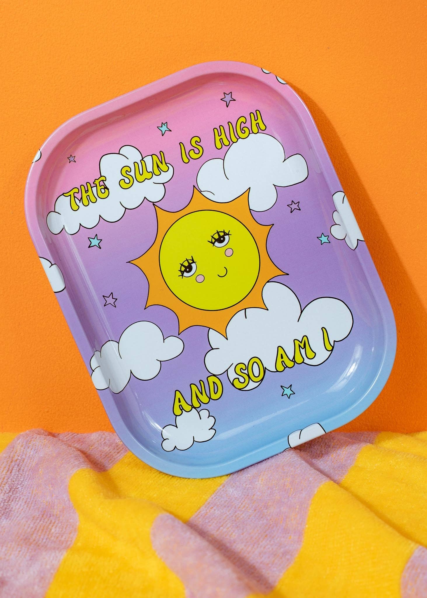"THE SUN IS HIGH" ROLLING TRAY - Image 3
