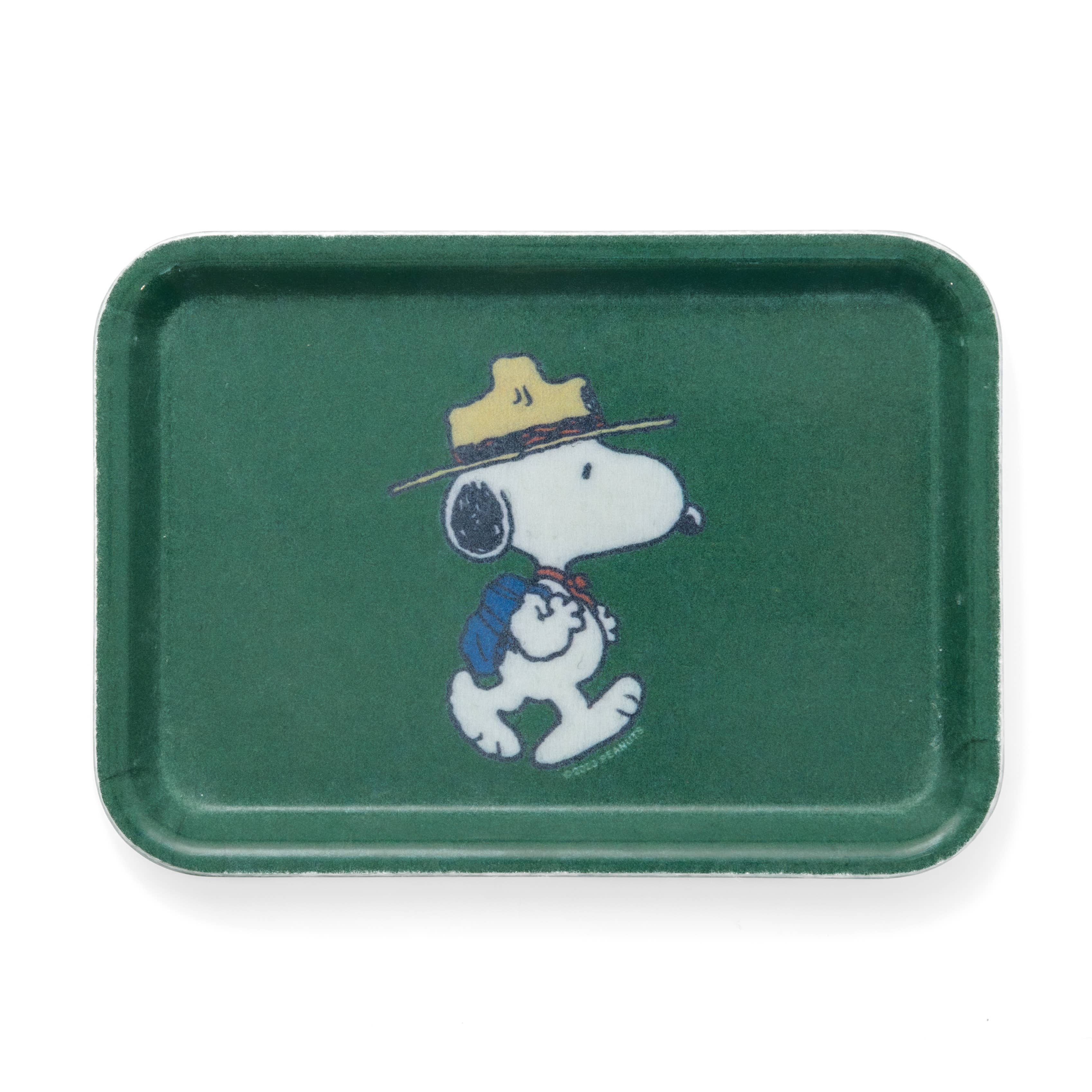 Three Potato Four - 3P4 x Peanuts® - Snoopy Beagle Scout Hike Vintage-Style Tray