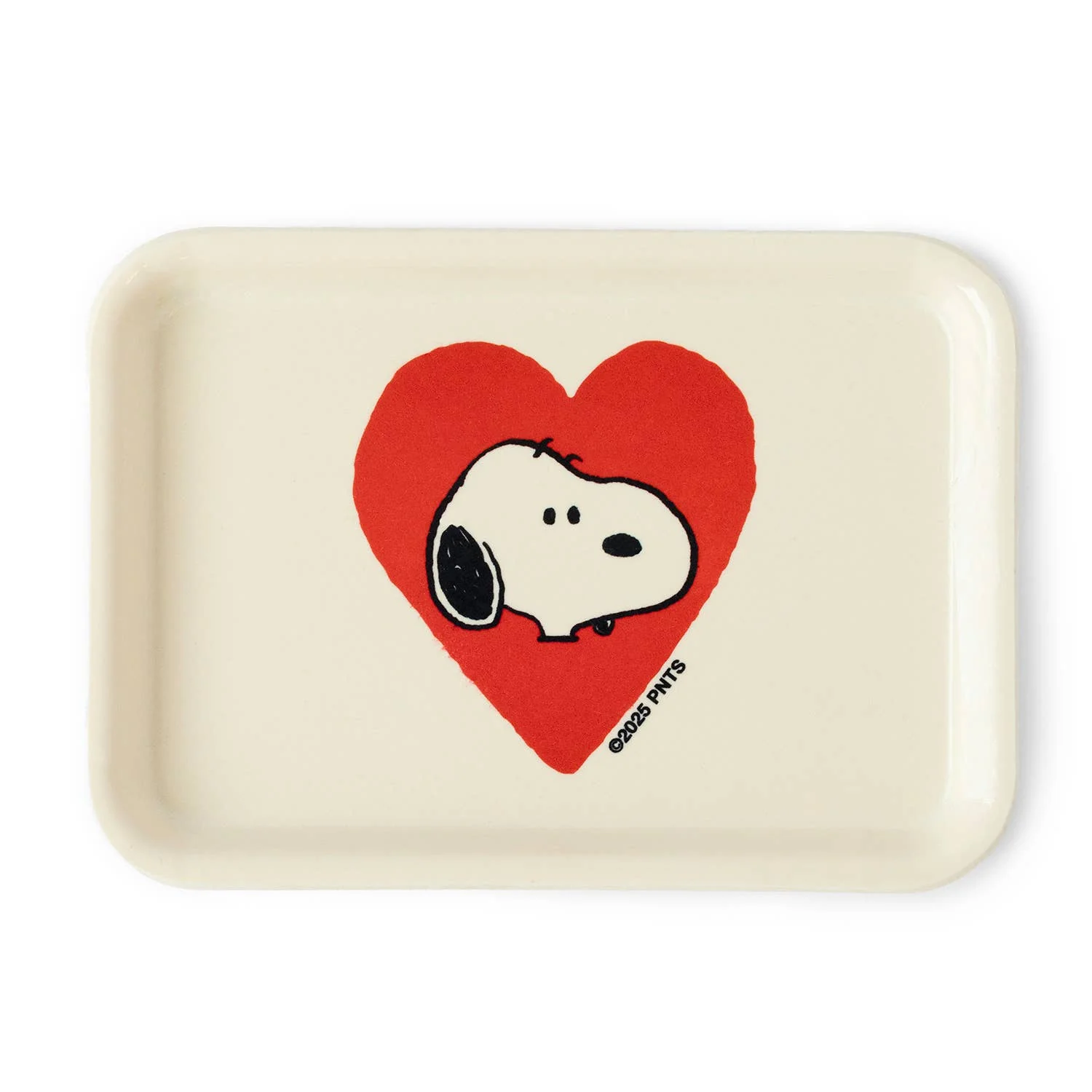 Three Potato Four - 3P4 x Peanuts® - Snoopy Heart Vintage-Style Tray