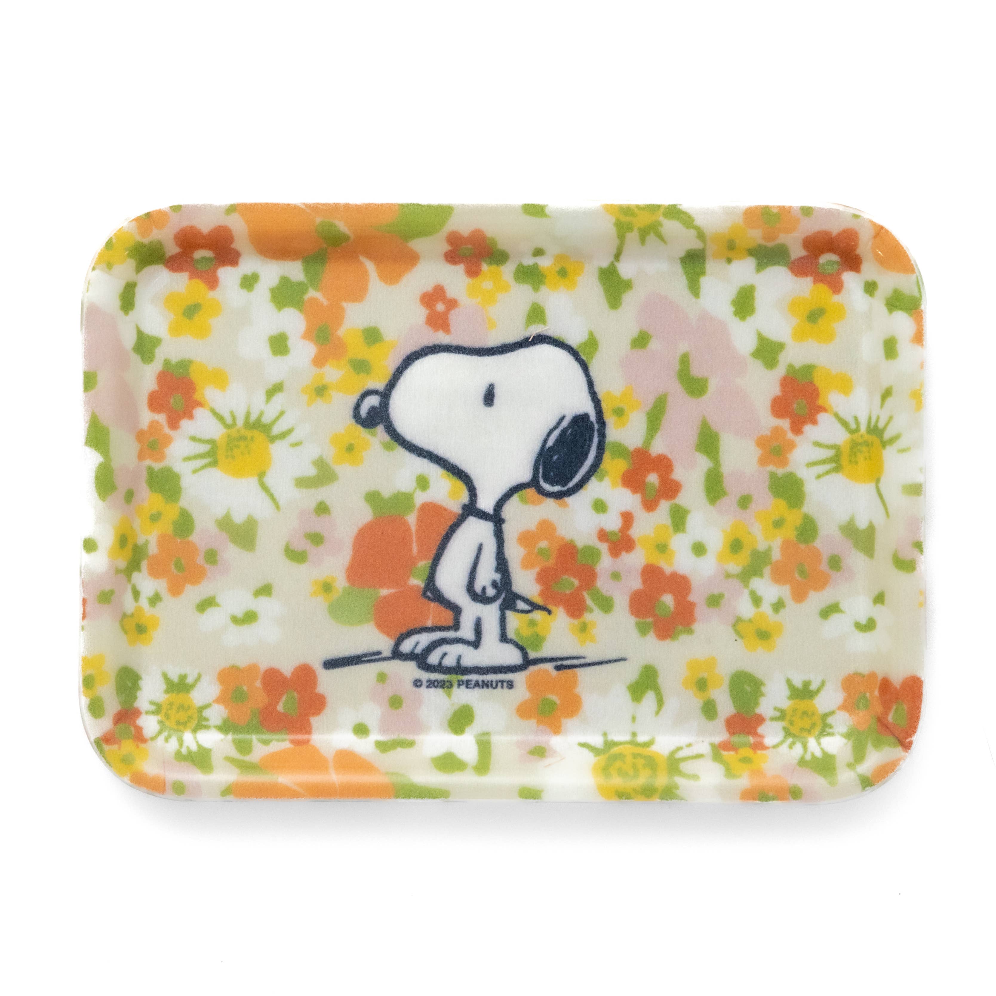 Three Potato Four - 3P4 x Peanuts® - Snoopy Wildflowers Vintage-Style Tray