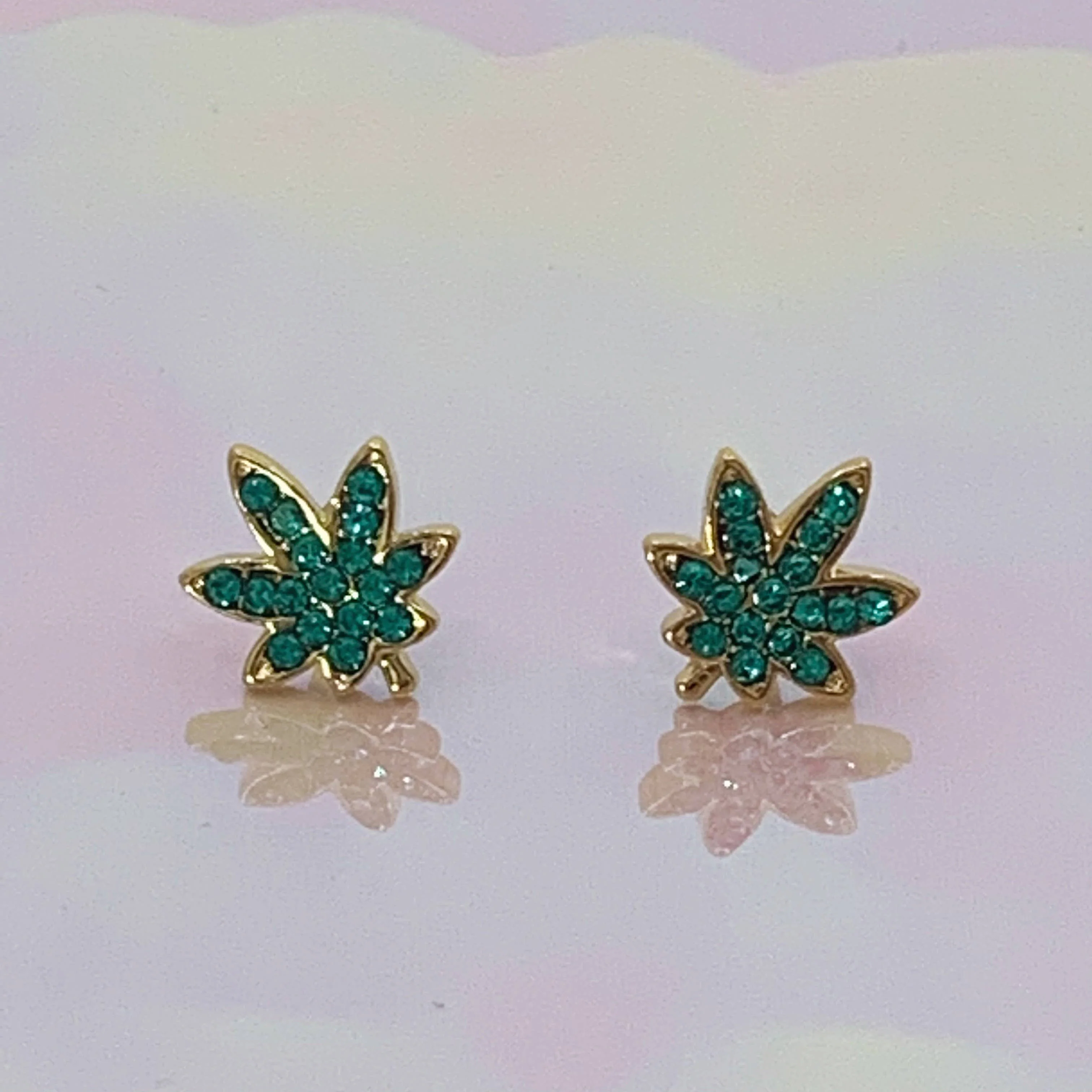 Weed Stud Earrings
