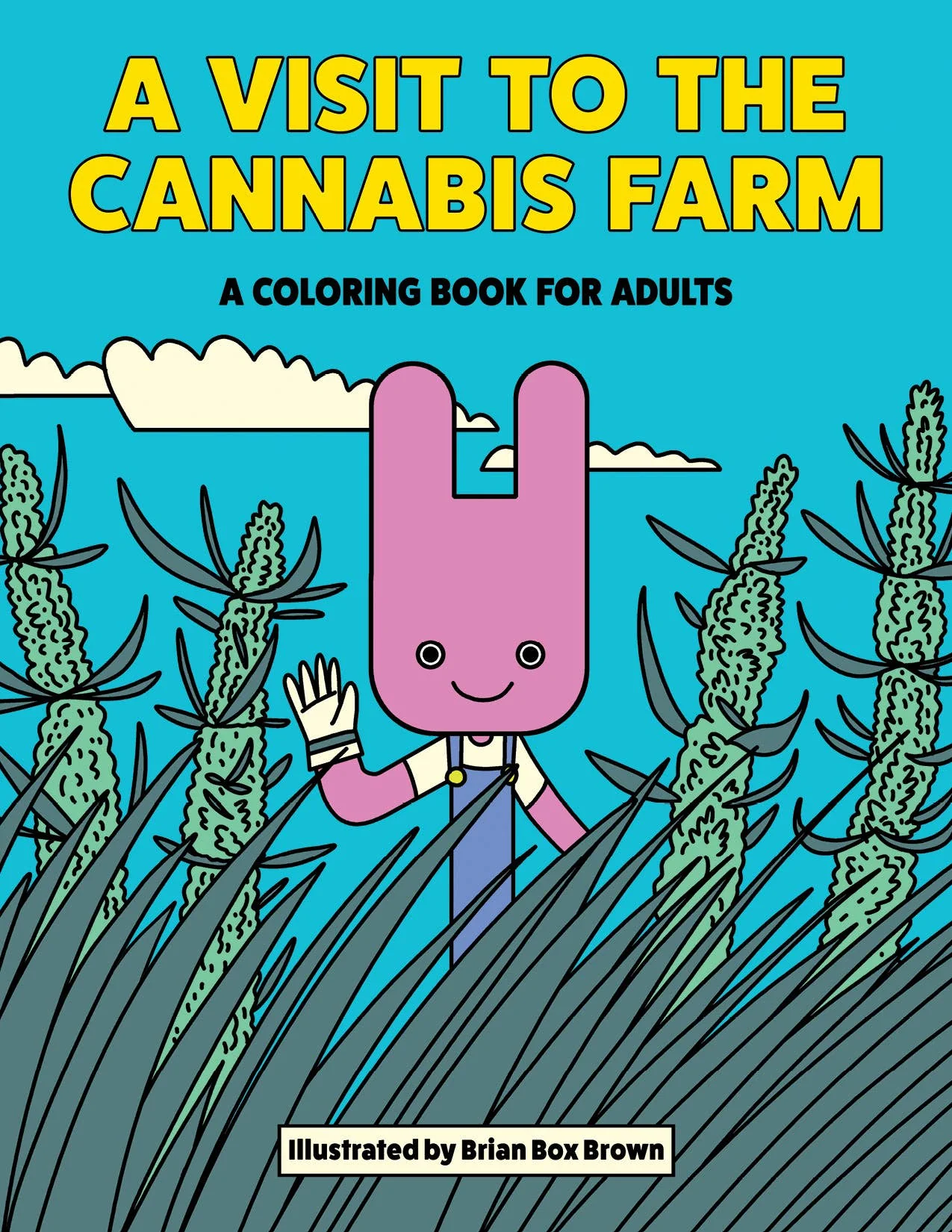 Wood Rocket Products - A Visit to the Cannabis Farm Coloring Book, CB-034