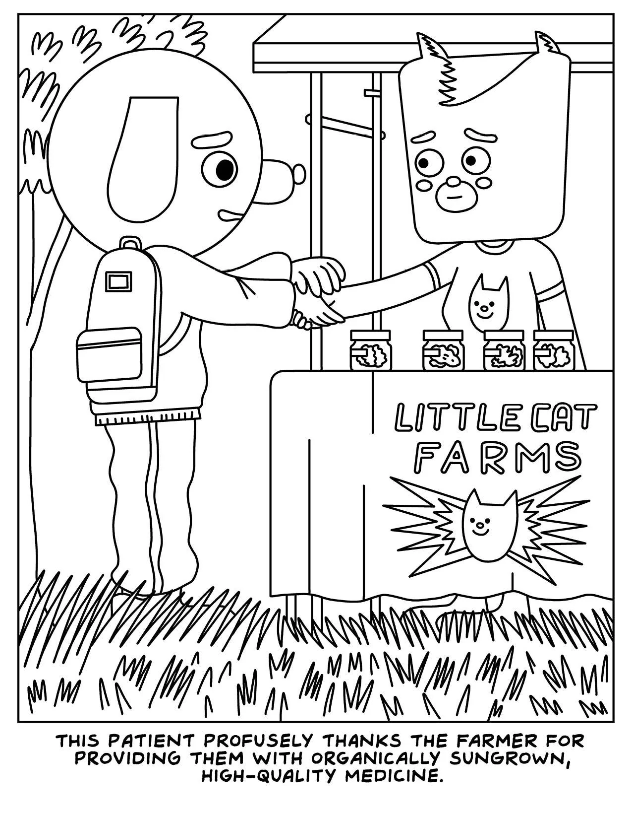 Wood Rocket Products - A Visit to the Cannabis Farm Coloring Book, CB-034 - Image 3