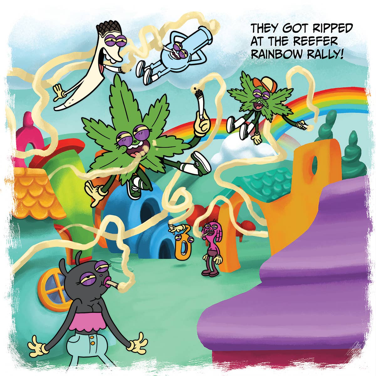 Wood Rocket Products - Dopest Place in the Whole Weed World Adult Storybook - Image 3