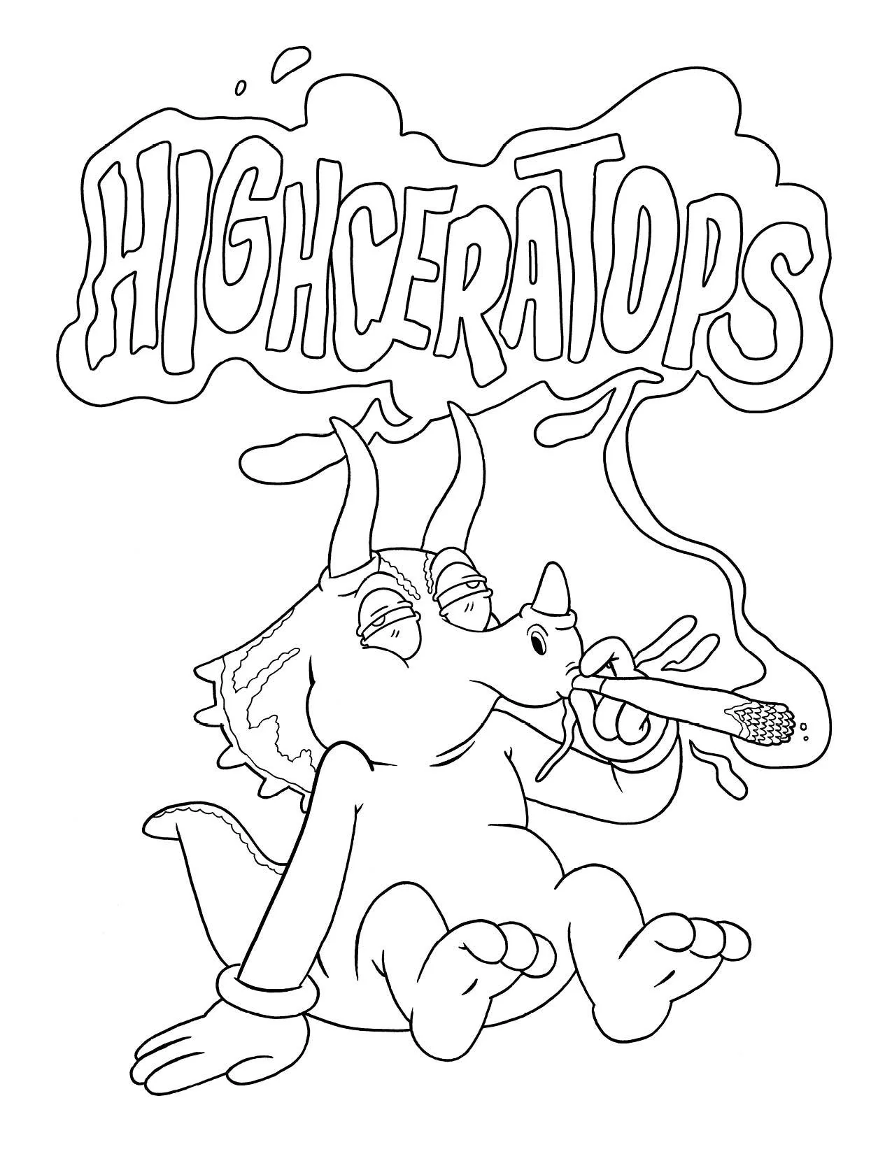 Wood Rocket Products - High AF 2 Coloring Book, CB-026 - Image 4