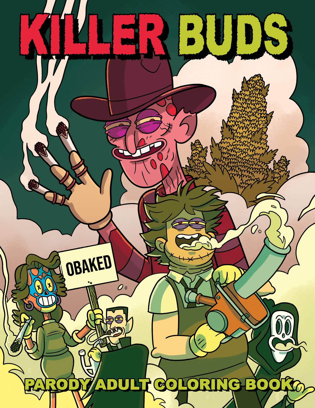 Wood Rocket Products - Killer Buds Coloring Book, CB-031