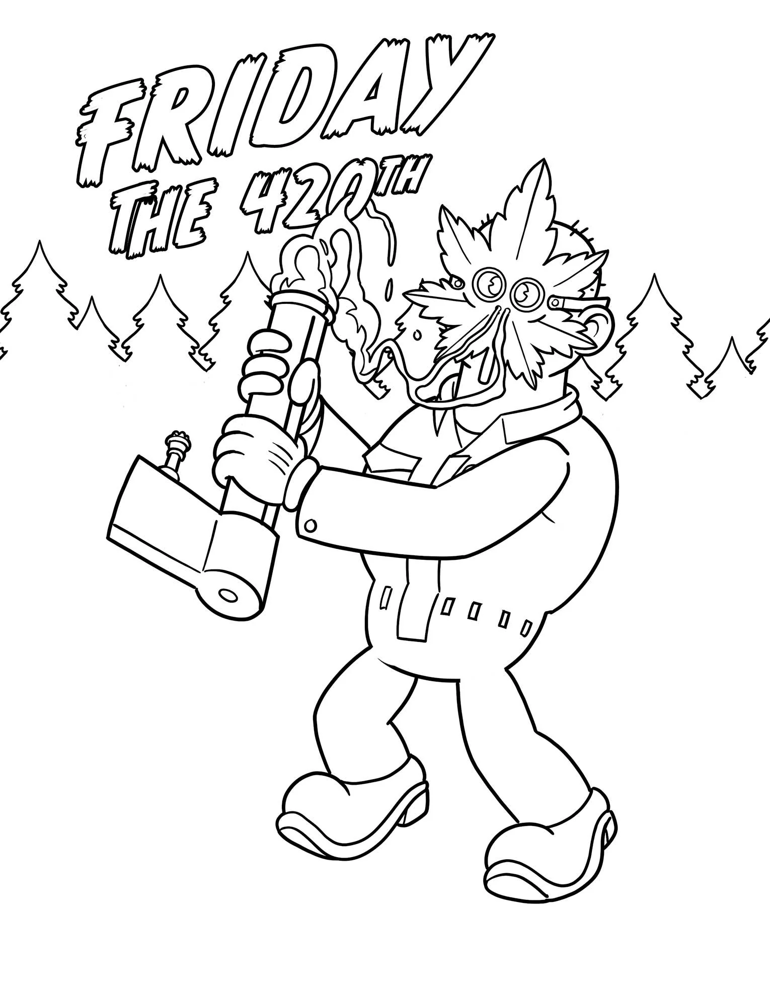 Wood Rocket Products - Killer Buds Coloring Book, CB-031 - Image 2