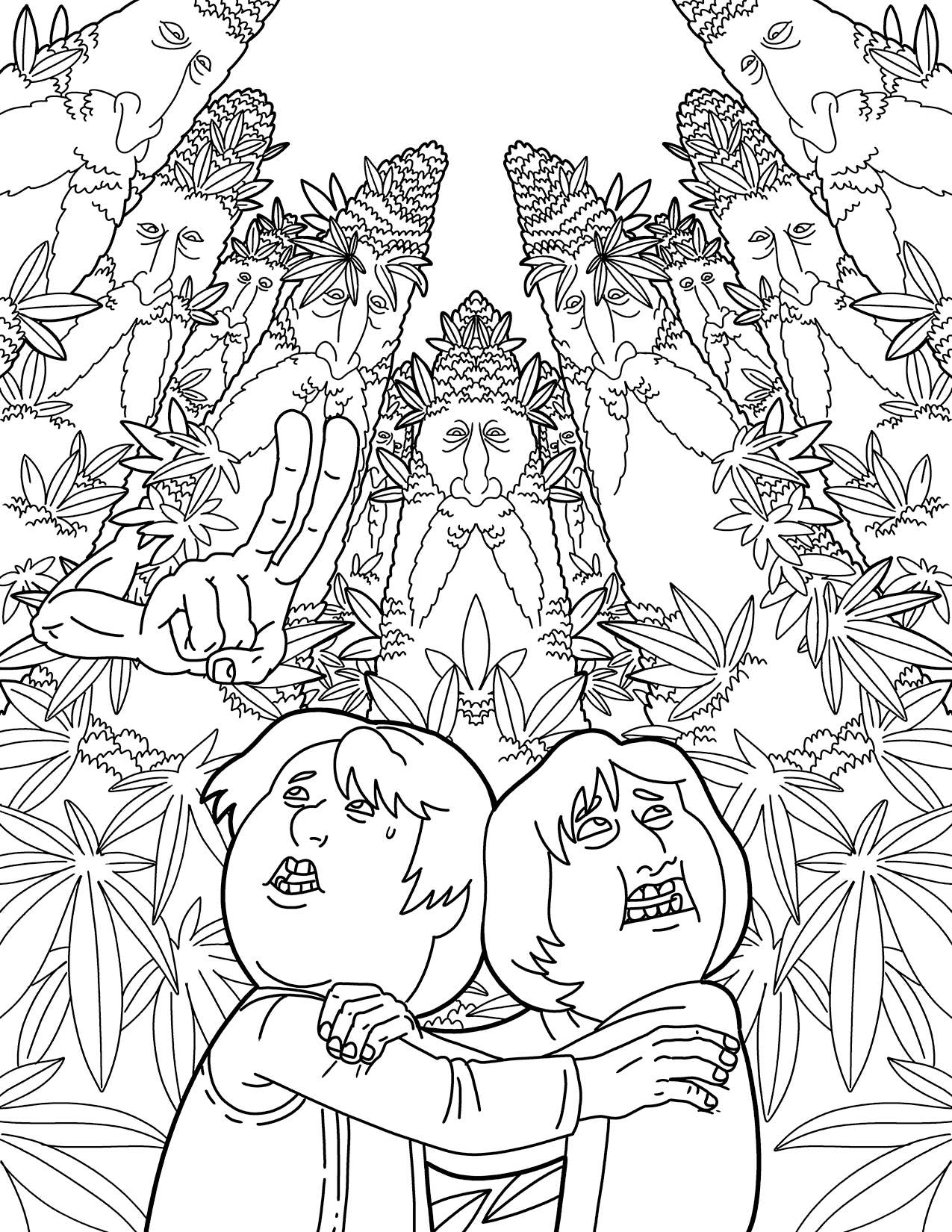 Wood Rocket Products - Lord of the Smoke Rings Stoner Parody Coloring Book, CB-040 - Image 4
