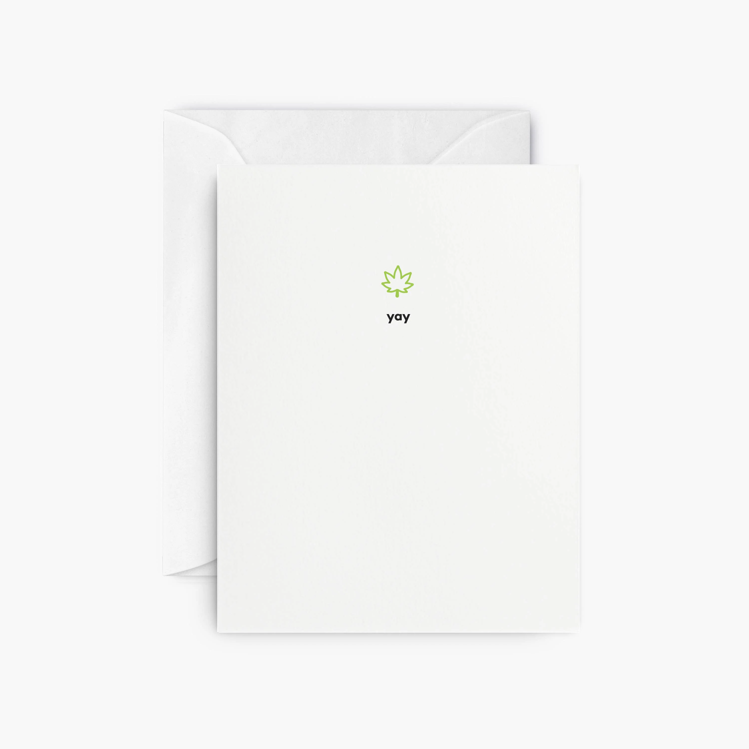 yay - Cannabis Stationery/Notecard Set